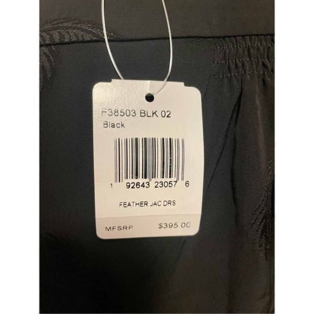 NWT COACH Feather Jacquard Print Silky Dress Size 2 - Picture 9 of 11